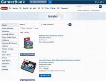Tablet Screenshot of gamerbunk.com